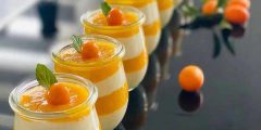 طرز تهیه دسر هلو لیوانی خوشمزه و مجلسی به روش ترکیه ای 